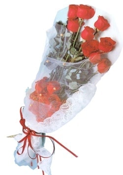 Ankara Bat�kent Elvankent �i�ek�i firma �r�n�m�z 9 adet k�rm�z� g�lden buket