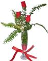Ankara Bat�kent �i�ek�i firmam�zdan Cam vazoda i�inde 3 g�l Ankara �i�ek g�nder firmas� �ahane �r�n�m�z 